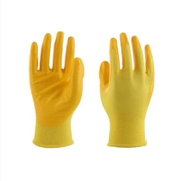 工業用滑らかなニトリルコーティング手袋